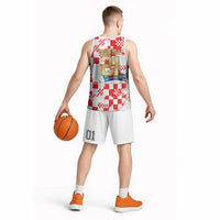 Croatia World Football Custom Basketball Jersey Vatreni Croatian Heritage