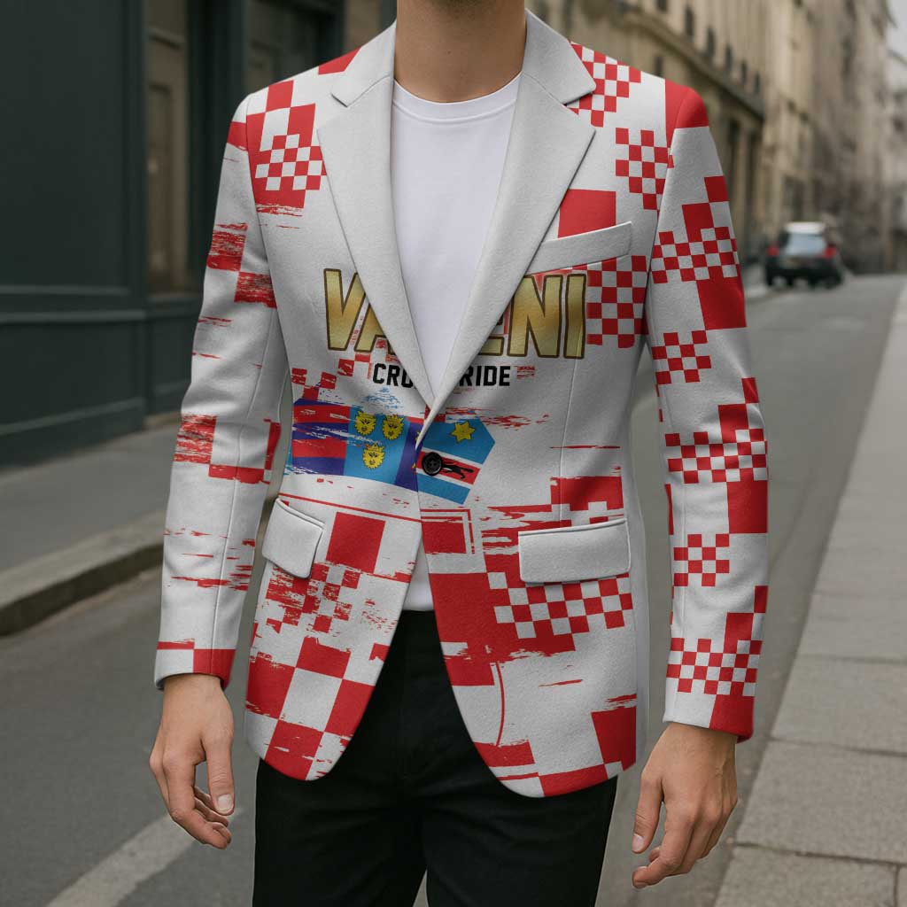 Croatia World Football Custom Blazer Vatreni Croatian Heritage