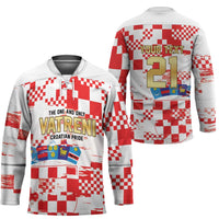 Croatia World Football Custom Hockey Jersey Vatreni Croatian Heritage