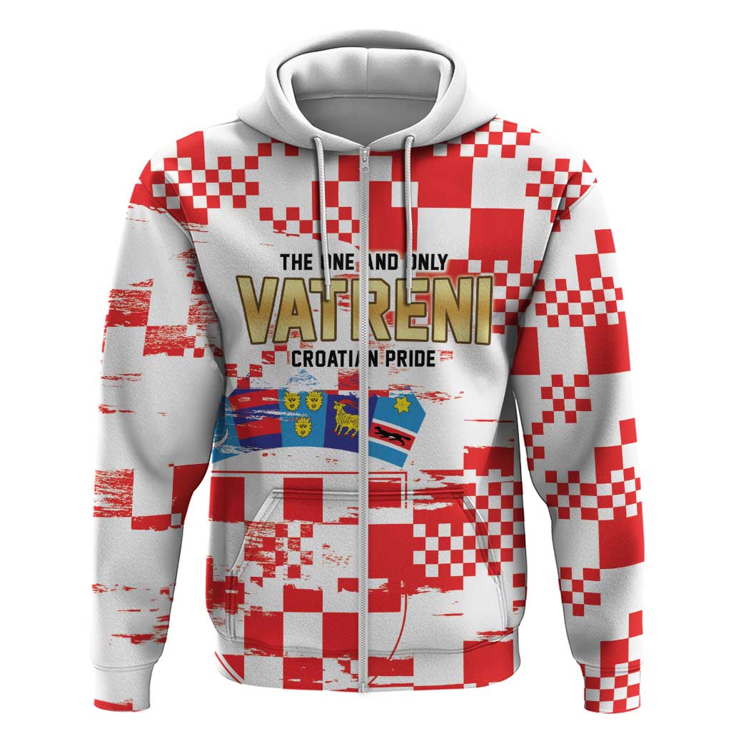 Croatia World Football Custom Hoodie Vatreni Croatian Heritage