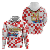 Croatia World Football Custom Hoodie Vatreni Croatian Heritage