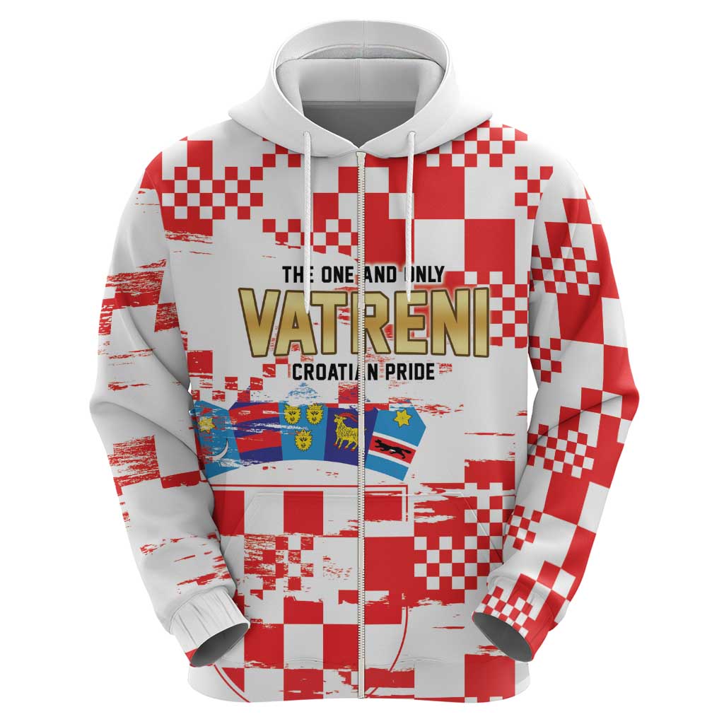 Croatia World Football Custom Hoodie Vatreni Croatian Heritage