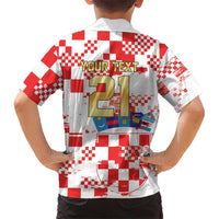 Croatia World Football Custom Kid Hawaiian Shirt Vatreni Croatian Heritage
