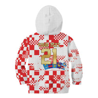 Croatia World Football Custom Kid Hoodie Vatreni Croatian Heritage