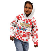 Croatia World Football Custom Kid Hoodie Vatreni Croatian Heritage