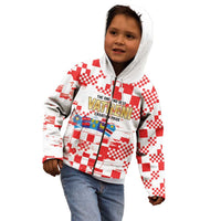 Croatia World Football Custom Kid Hoodie Vatreni Croatian Heritage