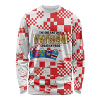 Croatia World Football Custom Long Sleeve Shirt Vatreni Croatian Heritage