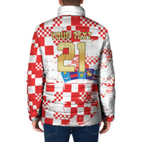 Croatia World Football Custom Padded Jacket Vatreni Croatian Heritage