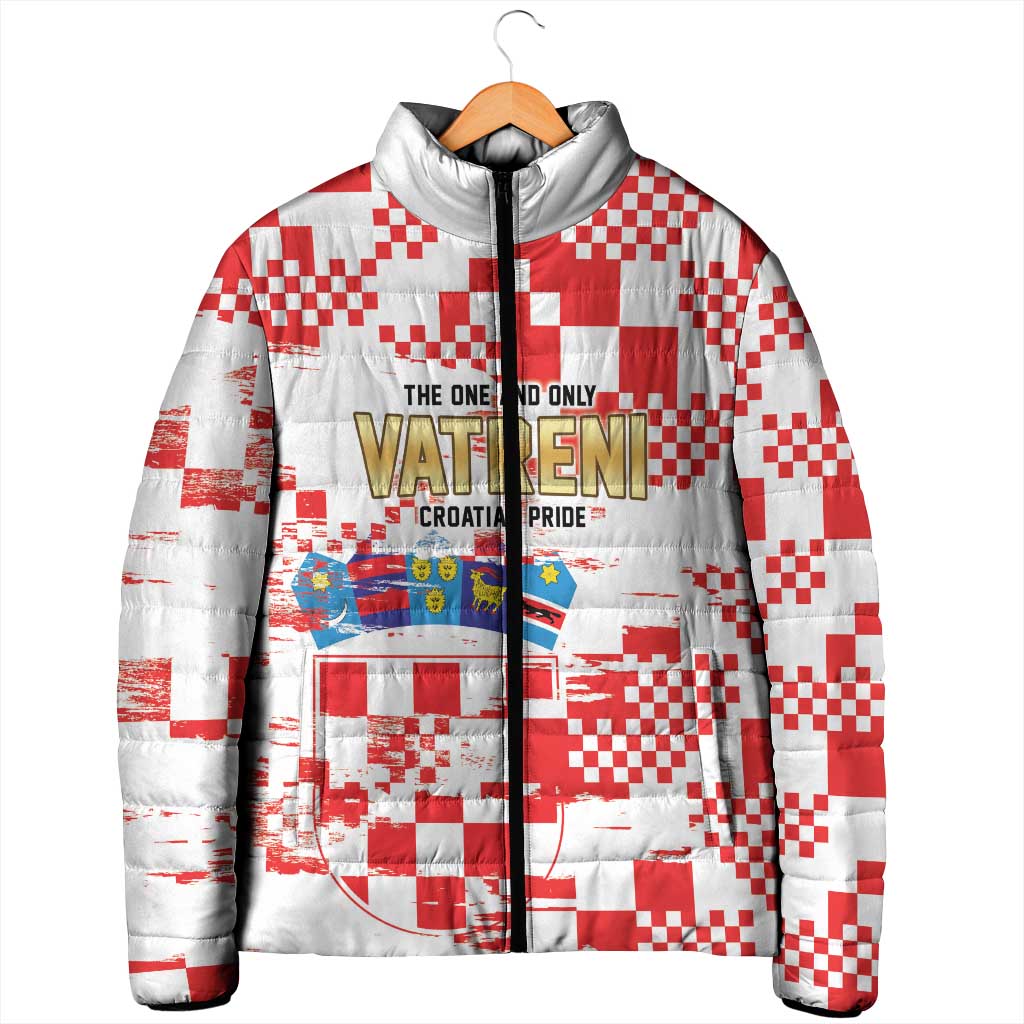 Croatia World Football Custom Padded Jacket Vatreni Croatian Heritage
