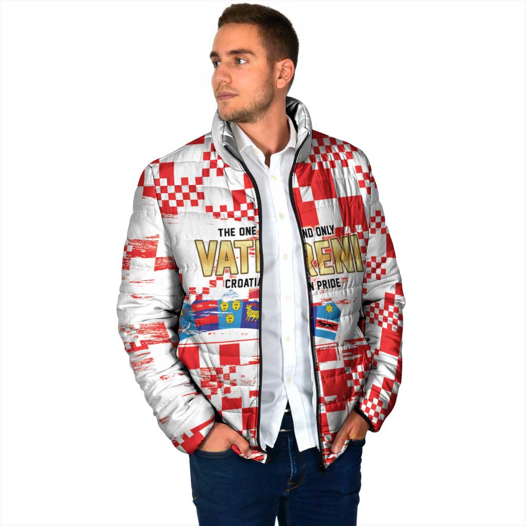 Croatia World Football Custom Padded Jacket Vatreni Croatian Heritage
