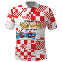 Croatia World Football Custom Polo Shirt Vatreni Croatian Heritage