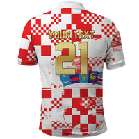 Croatia World Football Custom Polo Shirt Vatreni Croatian Heritage