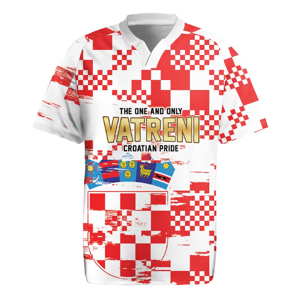 Croatia World Football Custom Rugby Jersey Vatreni Croatian Heritage