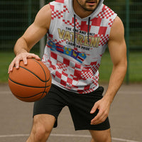 Croatia World Football Custom Sleeveless Hoodie Vatreni Croatian Heritage