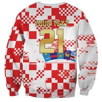 Croatia World Football Custom Sweatshirt Vatreni Croatian Heritage