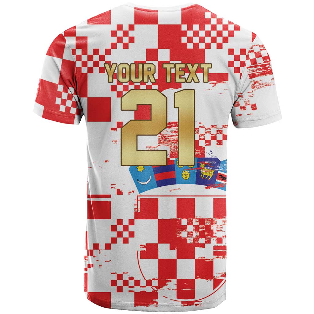 Croatia World Football Custom T Shirt Vatreni Croatian Heritage