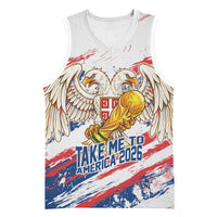 Serbia Take Me To America Personalized Basketball Jersey Strong Eagle Pride