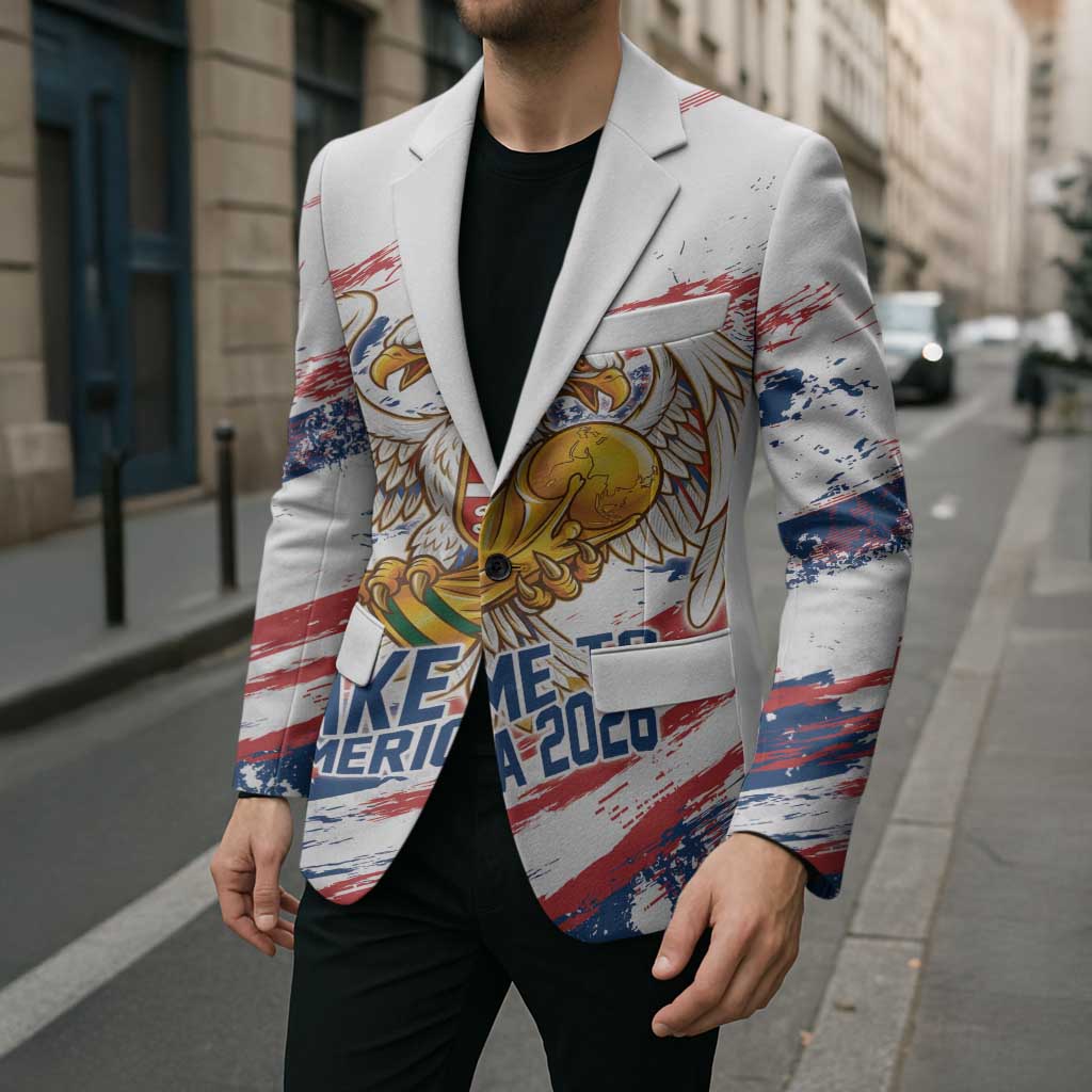 Serbia Take Me To America Personalized Blazer Strong Eagle Pride