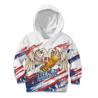 Serbia Take Me To America Personalized Kid Hoodie Strong Eagle Pride