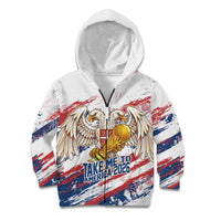Serbia Take Me To America Personalized Kid Hoodie Strong Eagle Pride