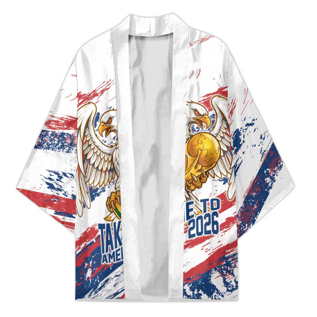 Serbia Take Me To America Personalized Kimono Strong Eagle Pride