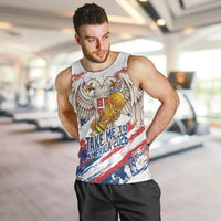 Serbia Take Me To America Personalized Men Tank Top Strong Eagle Pride