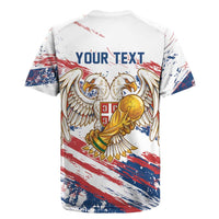 Serbia Take Me To America Personalized Rugby Jersey Strong Eagle Pride