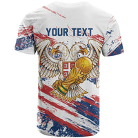 Serbia Take Me To America Personalized T Shirt Strong Eagle Pride