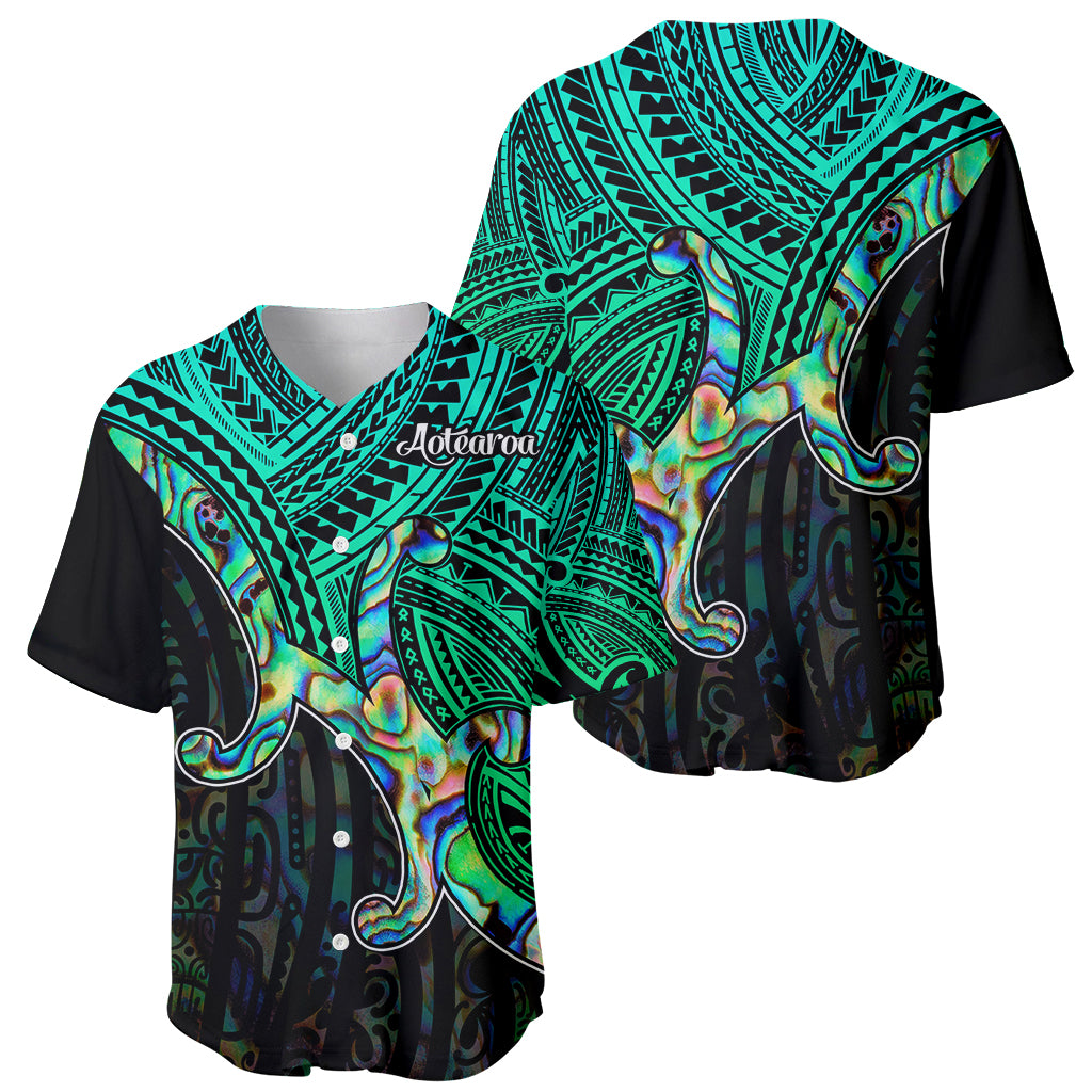 Maori Baseball Jersey Aotearoa Papua Shell with Tribal Pattern LT9 - Wonder Print Shop