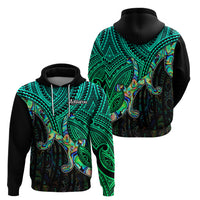 Maori Hoodie Aotearoa Papua Shell with Tribal Pattern - Wonder Print Shop