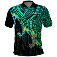 Maori Polo Shirt Aotearoa Papua Shell with Tribal Pattern - Wonder Print Shop