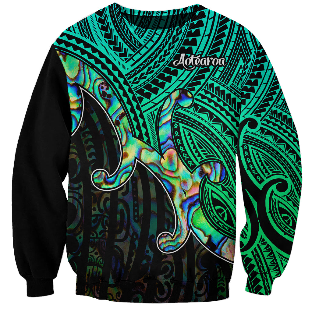 Maori Sweatshirt Aotearoa Papua Shell with Tribal Pattern - Wonder Print Shop