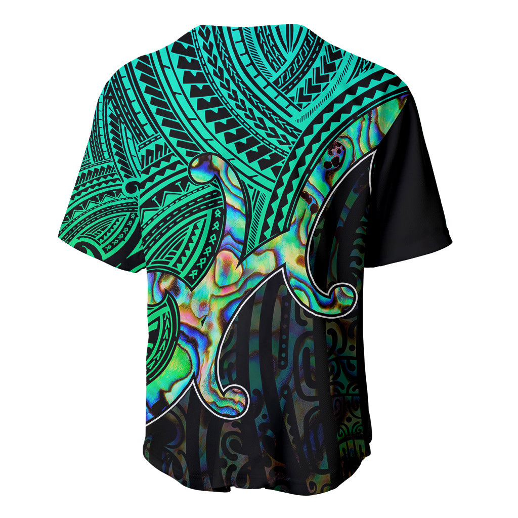 Custom Maori Baseball Jersey Aotearoa Papua Shell with Tribal Pattern LT9 - Wonder Print Shop