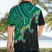 Custom Maori Hawaiian Shirt Aotearoa Papua Shell with Tribal Pattern - Wonder Print Shop