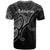 Aotearoa Polynesian T Shirt with Maori Koru Black - Wonder Print Shop