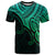 Aotearoa Polynesian T Shirt with Maori Koru Green - Wonder Print Shop
