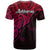 Aotearoa Polynesian T Shirt with Maori Koru Pink - Wonder Print Shop