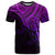 Aotearoa Polynesian T Shirt with Maori Koru Purple - Wonder Print Shop