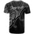 Custom Aotearoa Polynesian T Shirt with Maori Koru Black - Wonder Print Shop