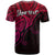Custom Aotearoa Polynesian T Shirt with Maori Koru Pink - Wonder Print Shop
