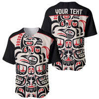 Personalized Canada Indigenous Haida Art Baseball Jersey LT9 - Wonder Print Shop