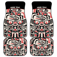 Personalized Canada Indigenous Haida Art Car Mats LT9 - Wonder Print Shop