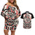 Personalized Canada Indigenous Haida Art Couples Matching Off Shoulder Short Dress and Hawaiian Shirt LT9 - Wonder Print Shop
