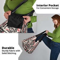 Personalized Canada Indigenous Haida Art Grocery Bag