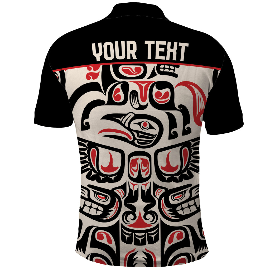 Personalized Canada Indigenous Haida Art Polo Shirt - Wonder Print Shop