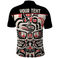 Personalized Canada Indigenous Haida Art Polo Shirt - Wonder Print Shop