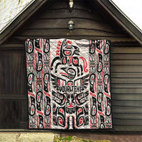 Personalized Canada Indigenous Haida Art Quilt - Wonder Print Shop