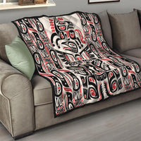 Personalized Canada Indigenous Haida Art Quilt - Wonder Print Shop