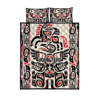 Personalized Canada Indigenous Haida Art Quilt Bed Set - Wonder Print Shop
