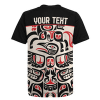 Personalized Canada Indigenous Haida Art Rugby Jersey - Wonder Print Shop